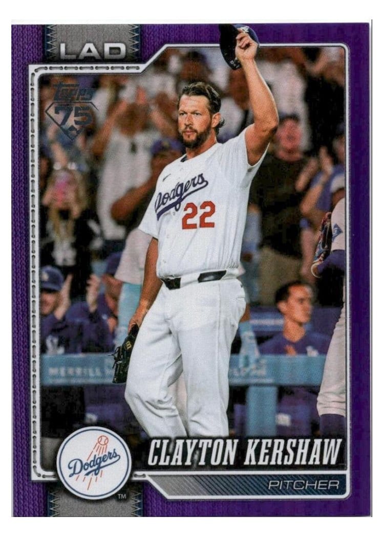 2026 Topps Clayton Kershaw #22 card