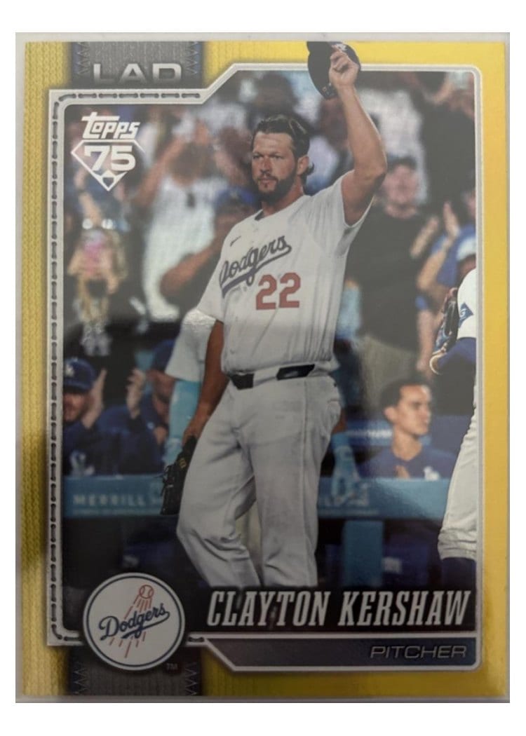 2026 Topps Clayton Kershaw #22 card