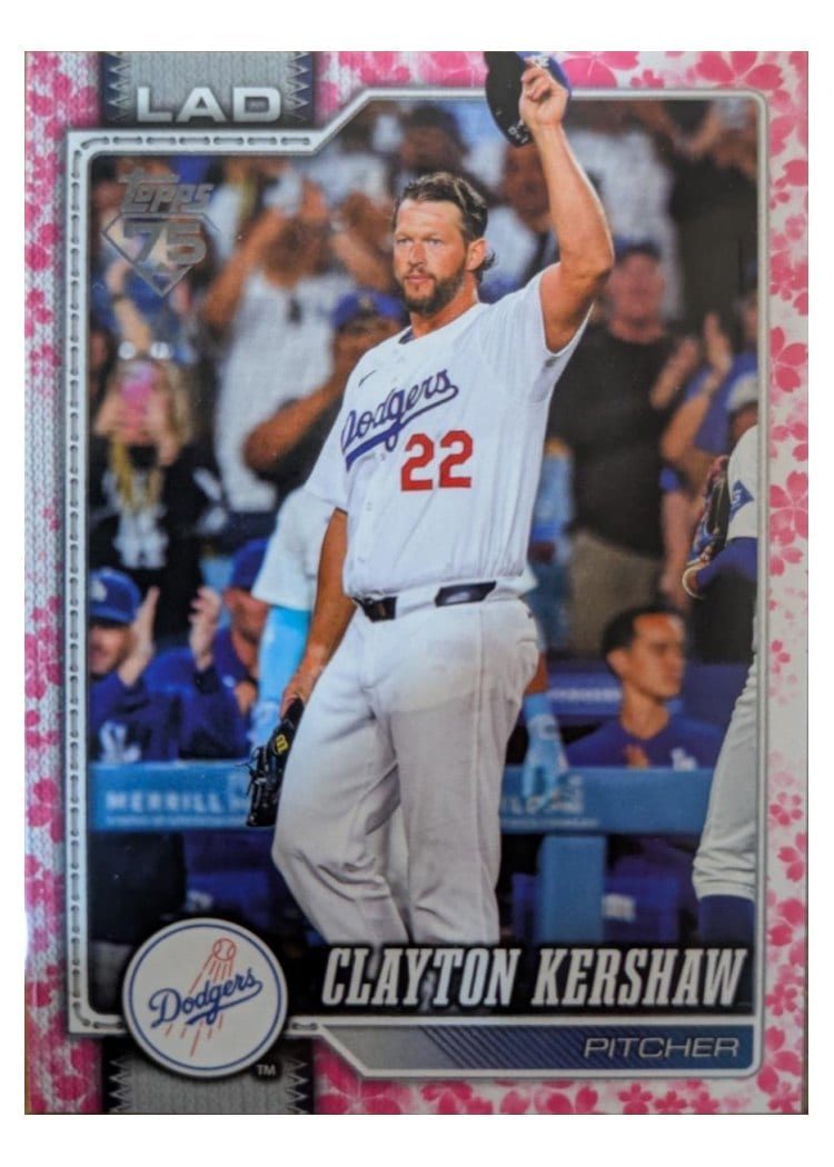 2026 Topps Clayton Kershaw #22 card