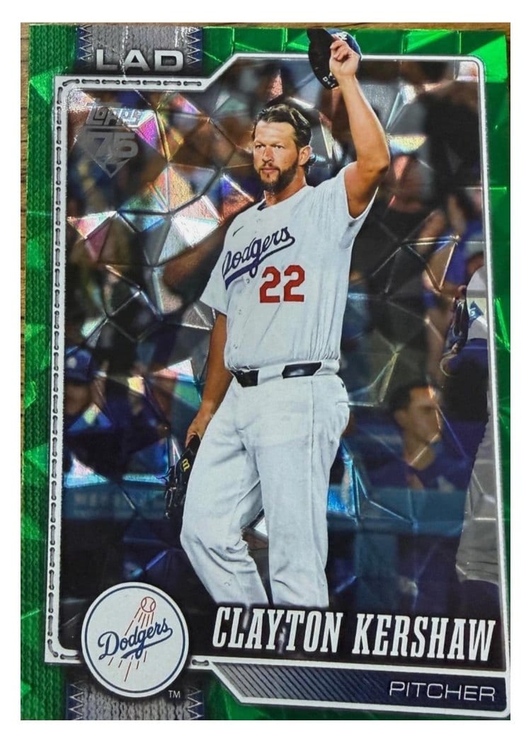 2026 Topps Clayton Kershaw #22 card