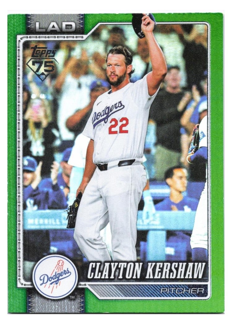 2026 Topps Clayton Kershaw #22 card