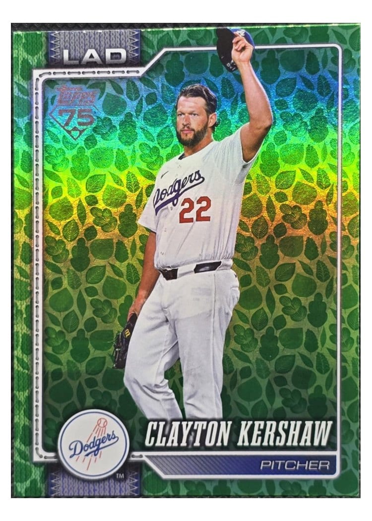 2026 Topps Clayton Kershaw #22 card