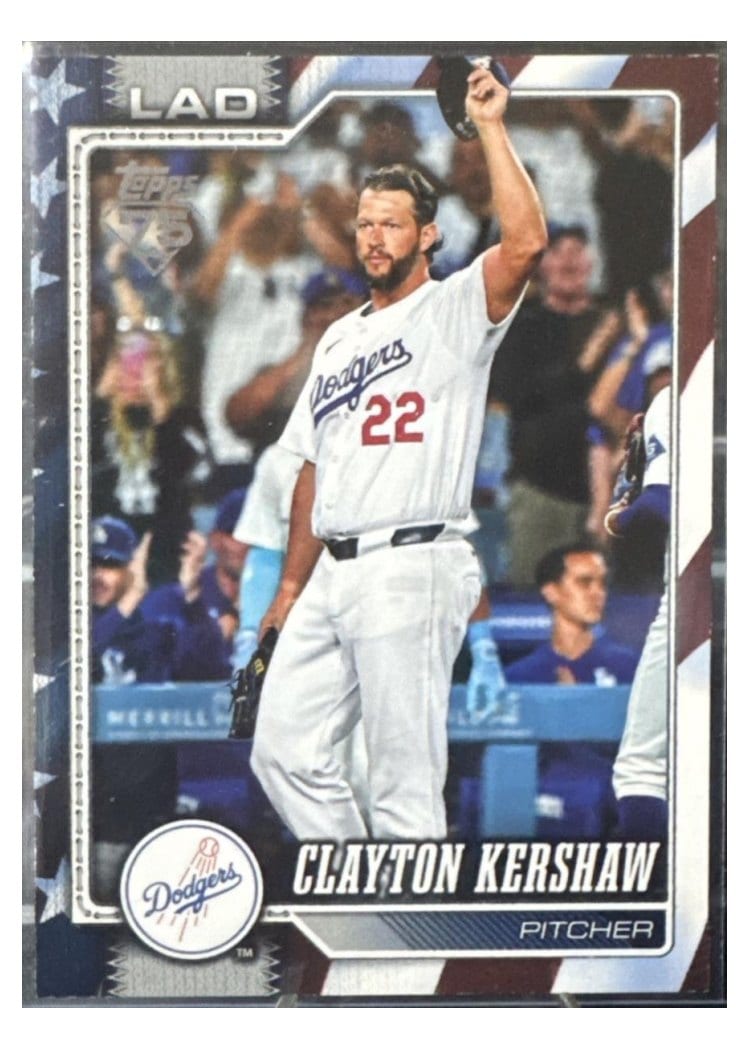 2026 Topps Clayton Kershaw #22 card