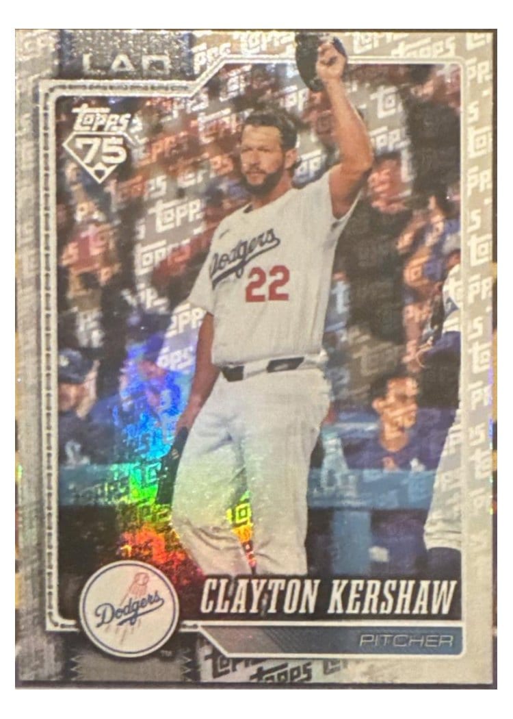 2026 Topps Clayton Kershaw 75 Years #22 card