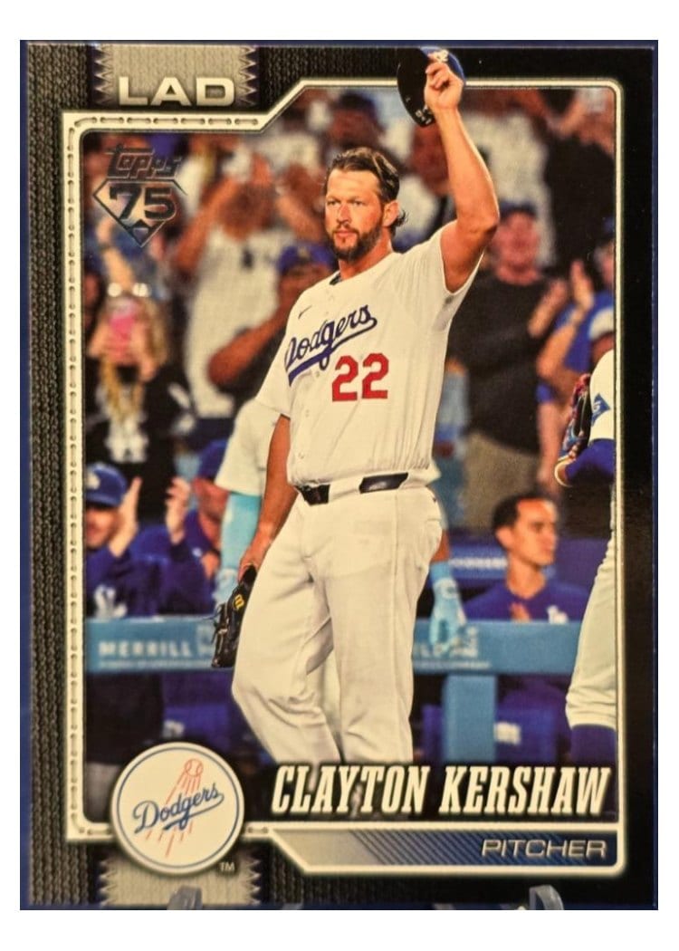 2026 Topps Clayton Kershaw #22 card