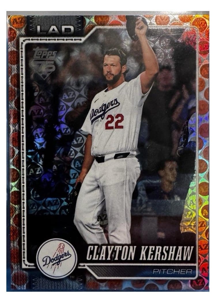 2026 Topps Clayton Kershaw #22 card