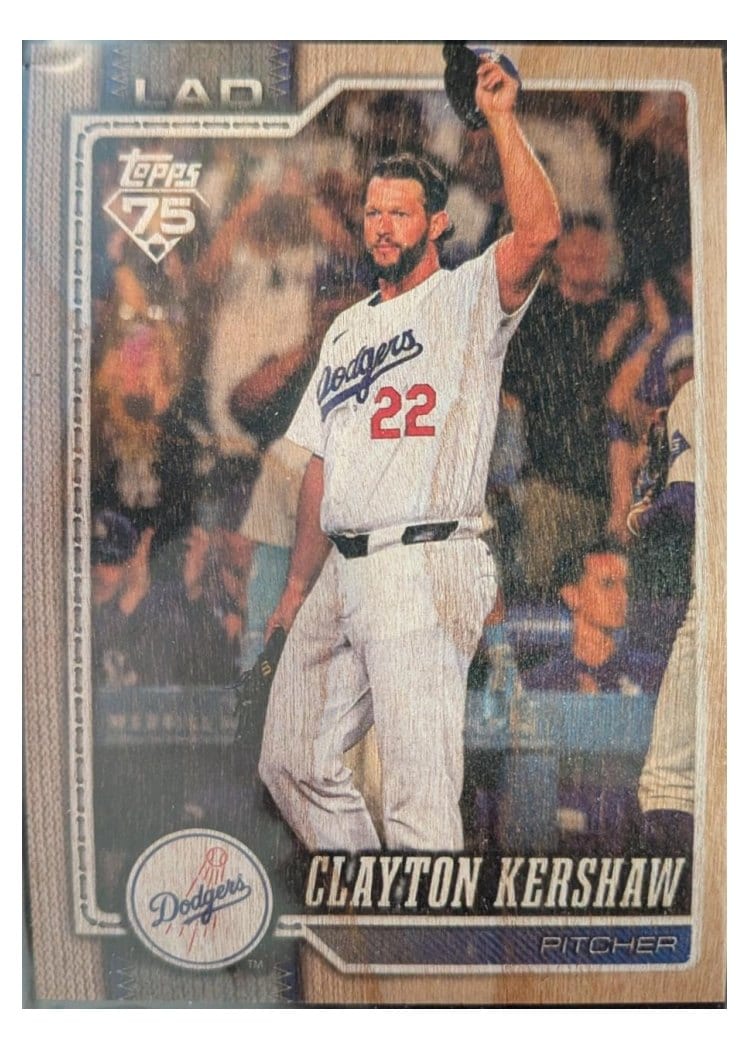 2026 Topps Clayton Kershaw #22 card