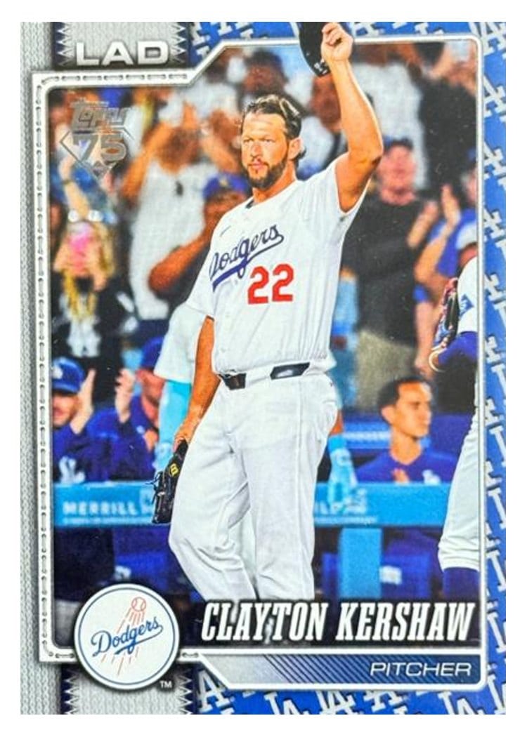 2026 Topps Clayton Kershaw #22 card