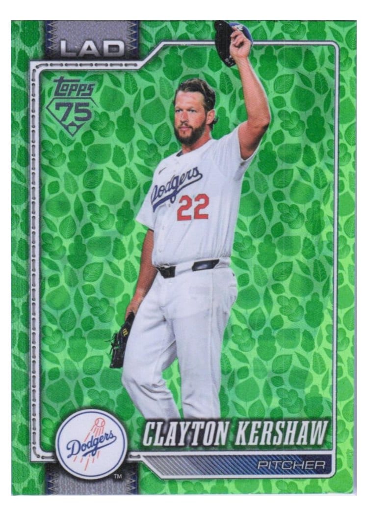2026 Topps Clayton Kershaw #22 card