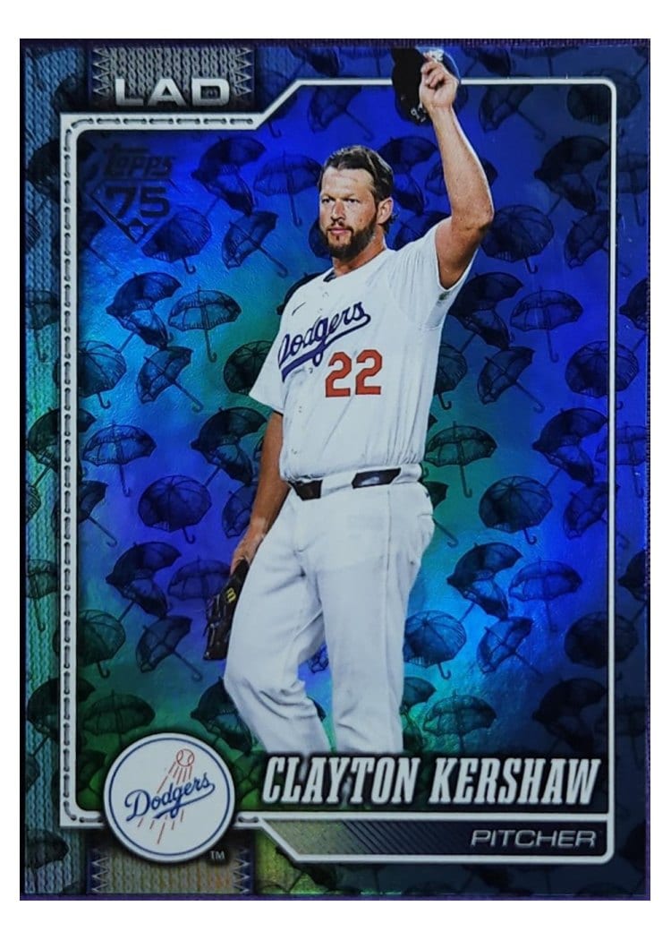 2026 Topps Clayton Kershaw #22 card