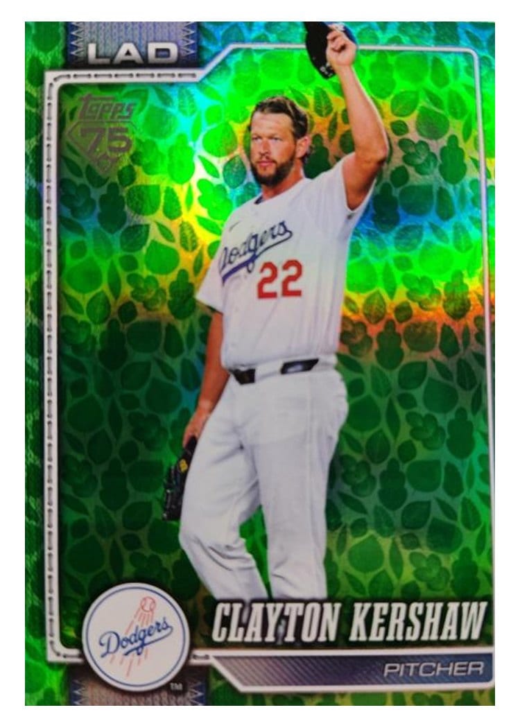 2026 Topps Clayton Kershaw #22 card