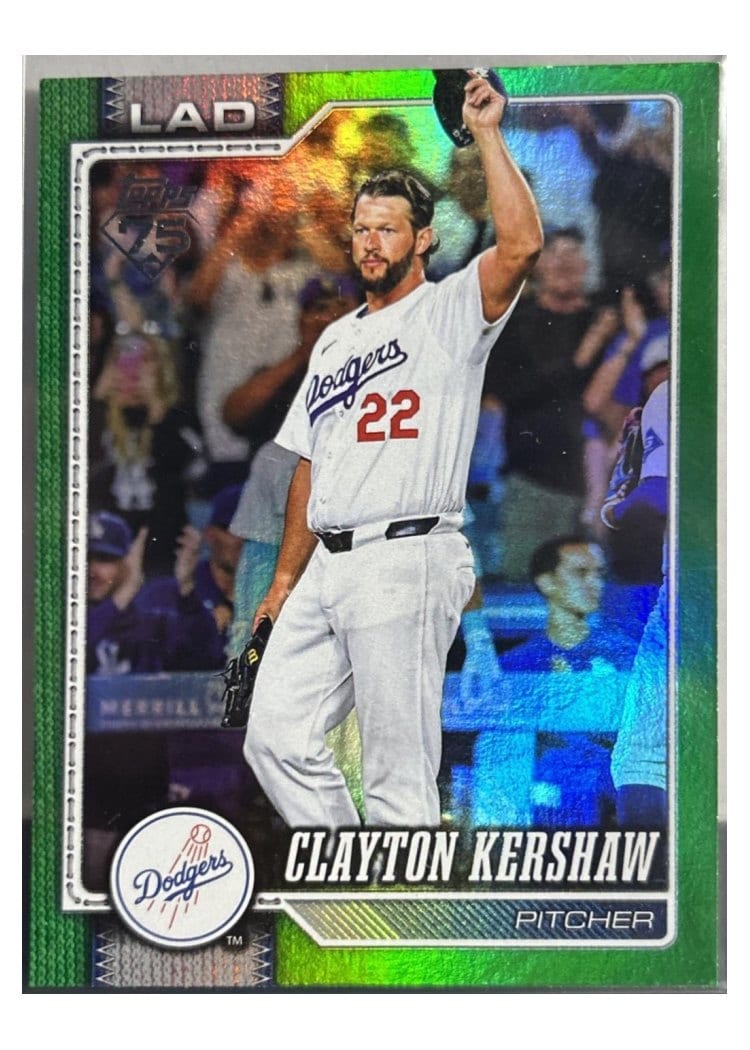 2026 Topps Clayton Kershaw #22 card