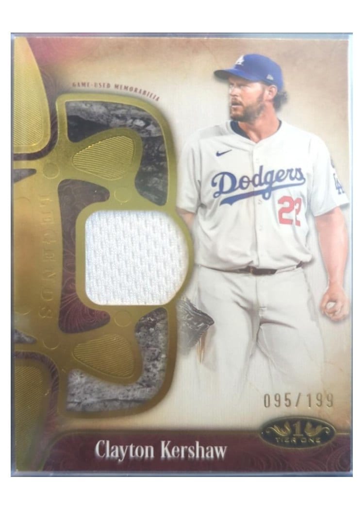 2026 Topps Tier One Tier One Legend Relics Clayton Kershaw #T1LR-CK