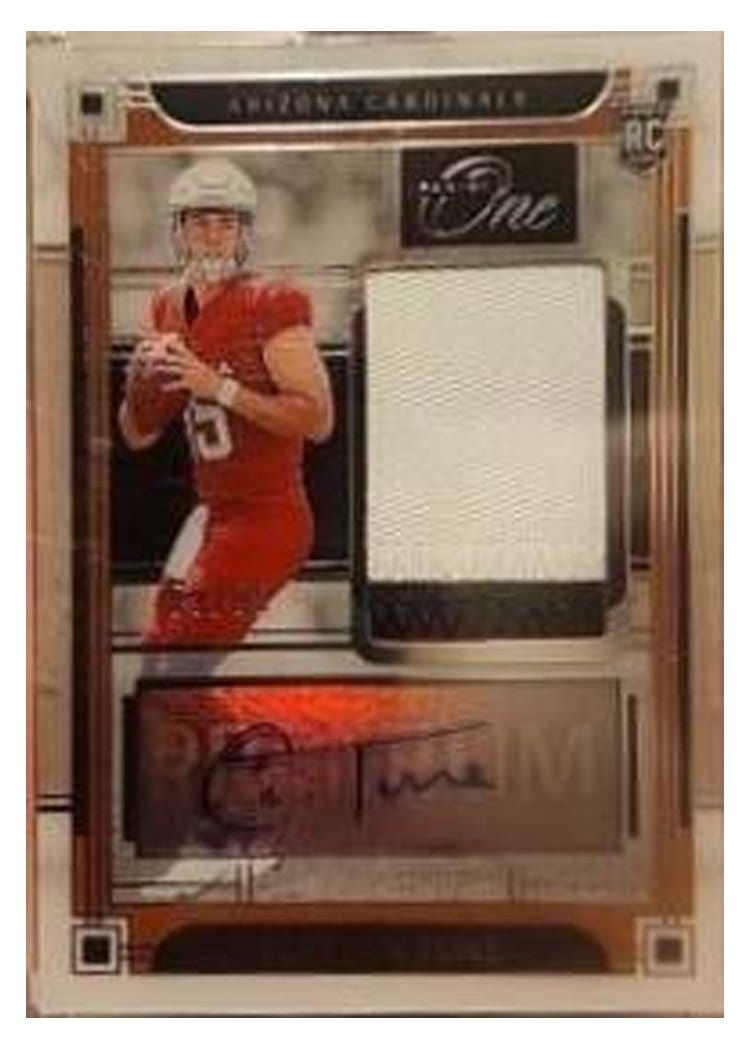 2023 Panini One Premium Rookie Patch Autographs Clayton Tune #121 card