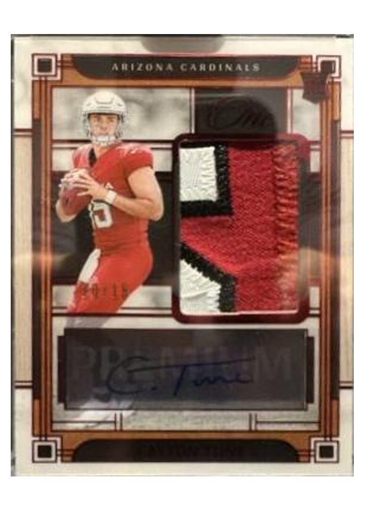 2023 Panini One Premium Rookie Patch Autographs Clayton Tune #121 card