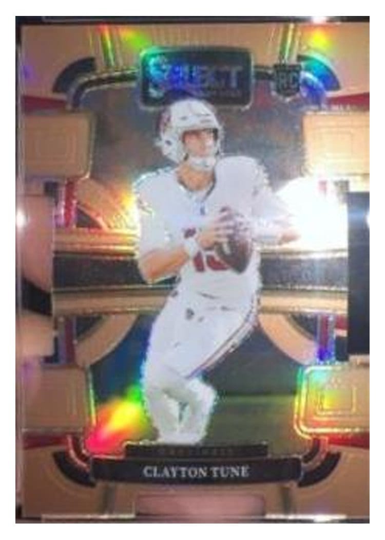 2023 Panini Select Base Set Clayton Tune Copper Prizm Die-Cut #2 card