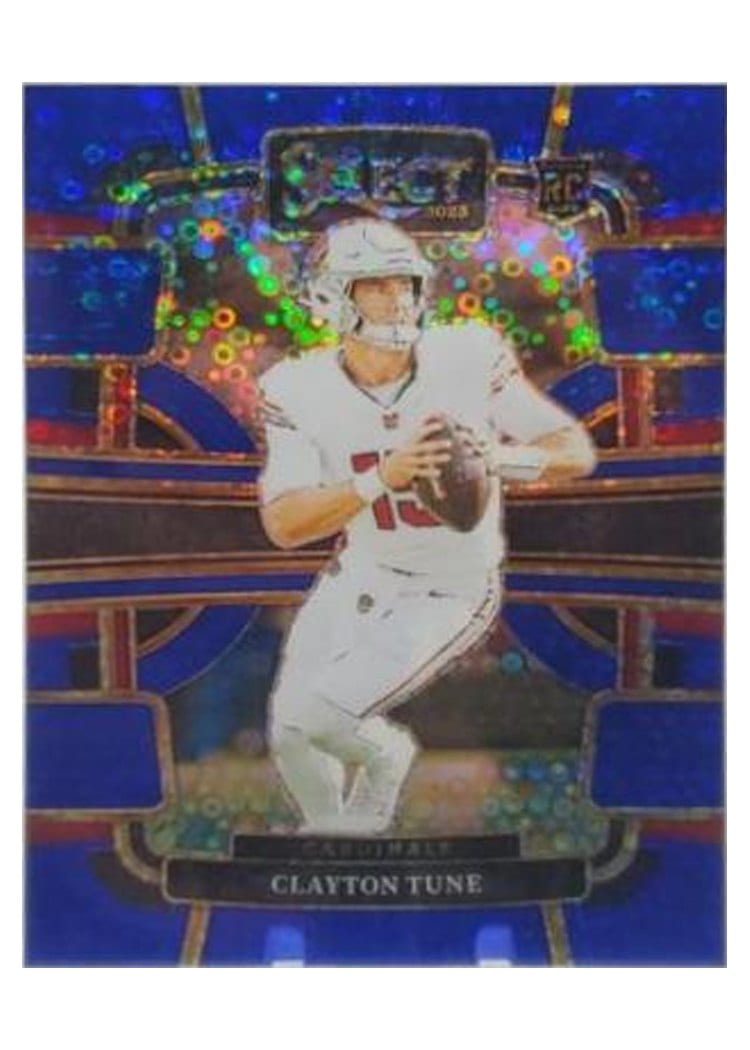 2023 Panini Select Base Set Clayton Tune Blue Disco Prizm #2 card