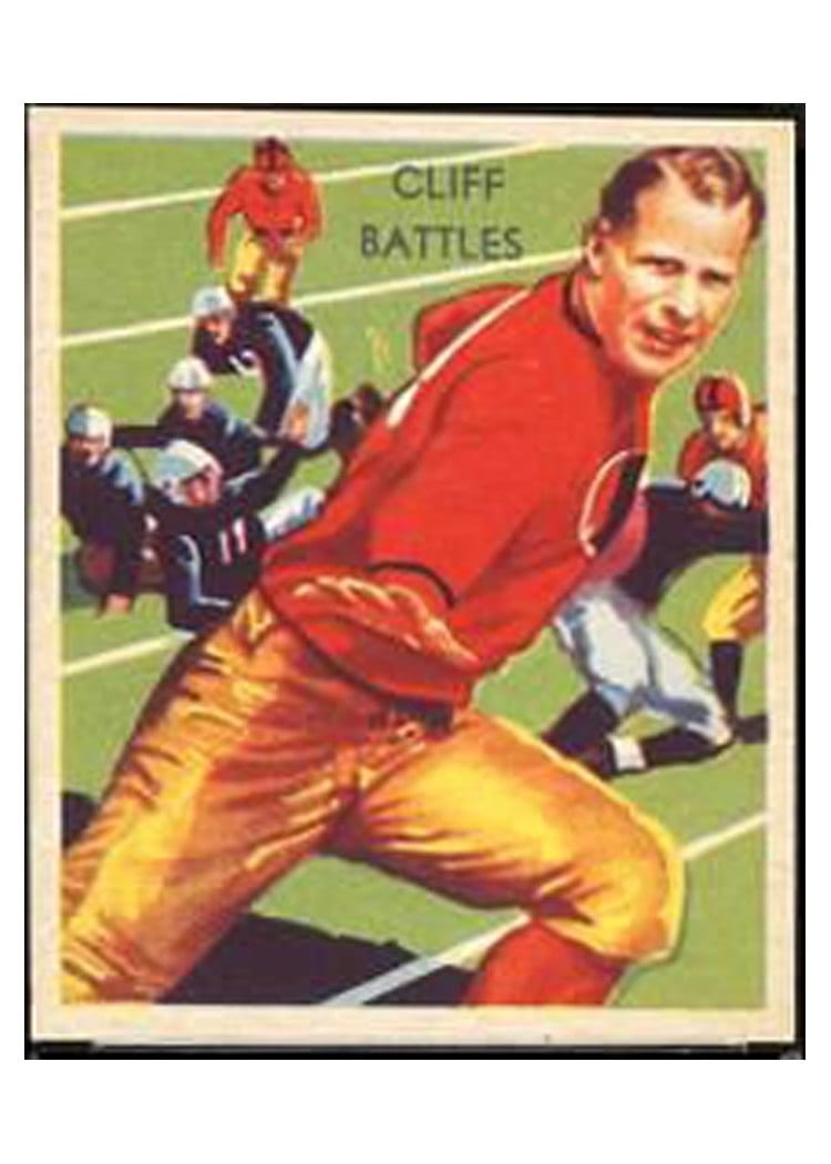 1935 National Chicle Cliff Battles #10 card