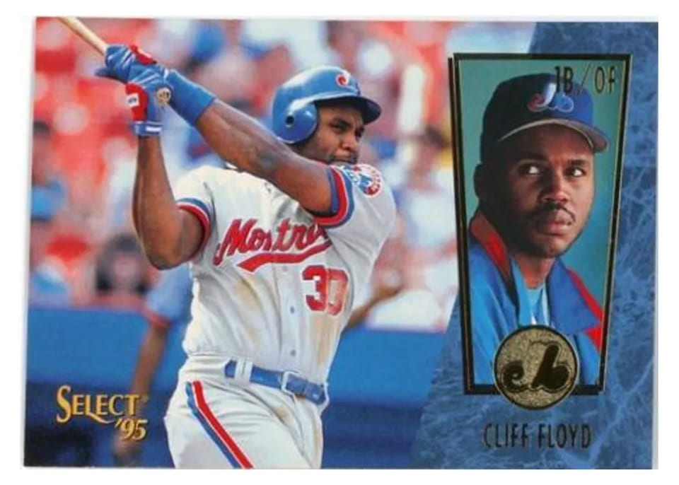 1995 Select Cliff Floyd #58 card