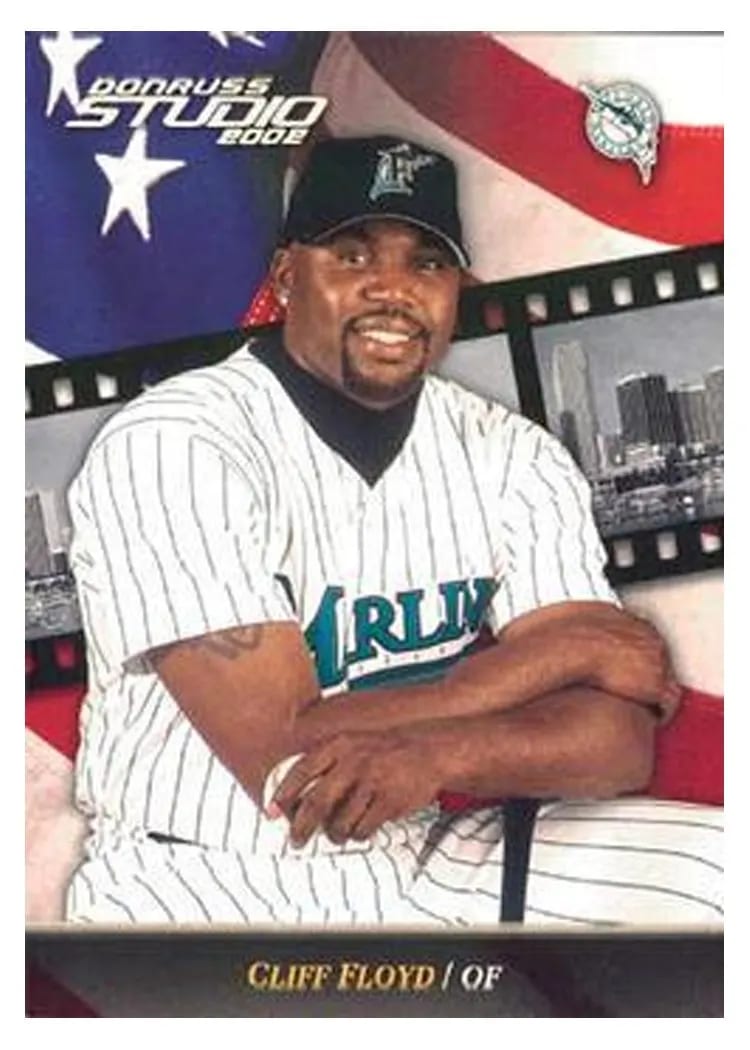 2002 Studio Cliff Floyd #15 card