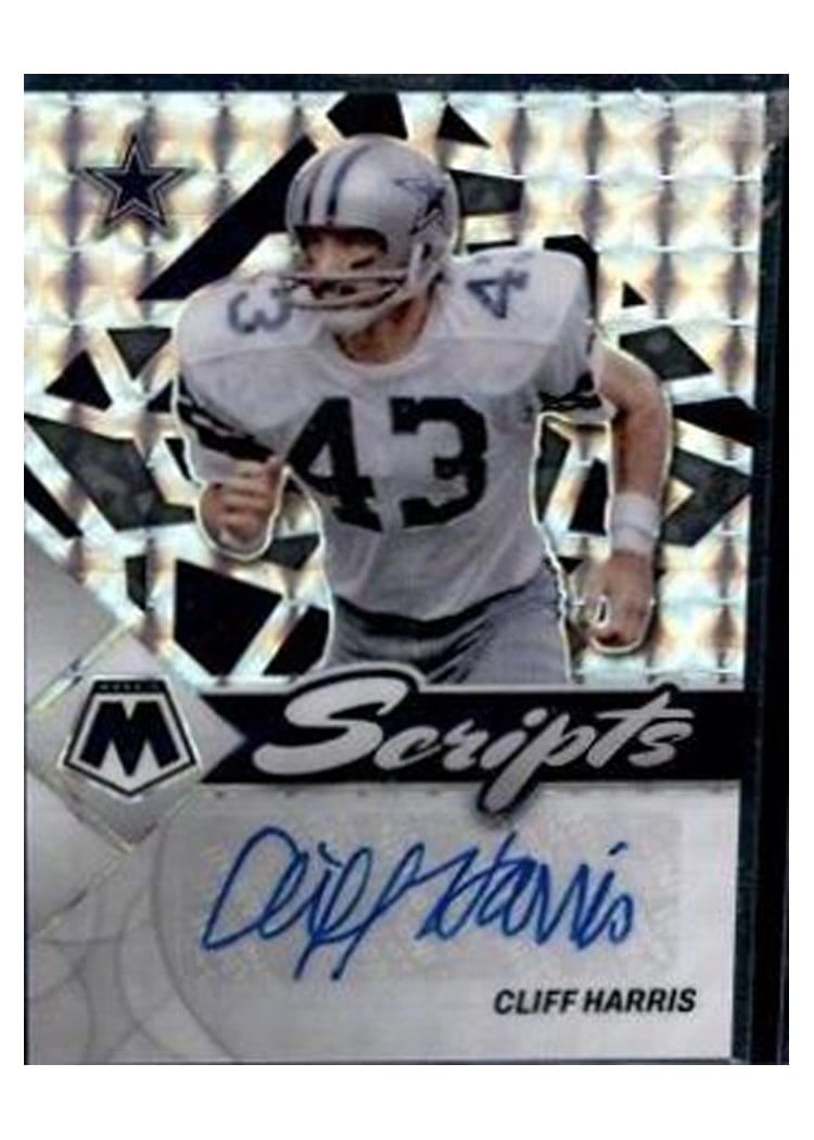 2022 Panini Mosaic Scripts Cliff Harris #S-CHA card