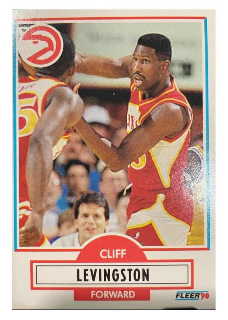 1990 Fleer Cliff Levingston #2 card