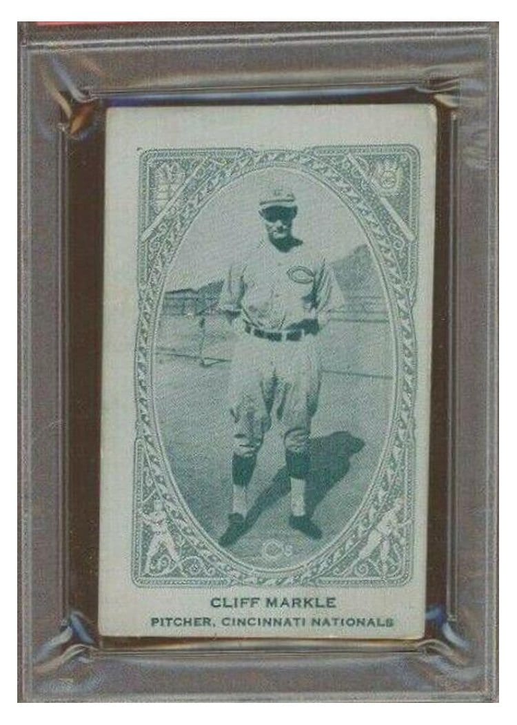 1922 E120 American Caramel Cliff Markle card