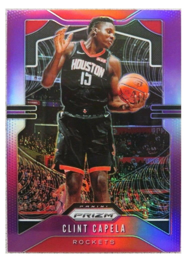 2019-20 Panini Prizm Base Set Clint Capela #110 card
