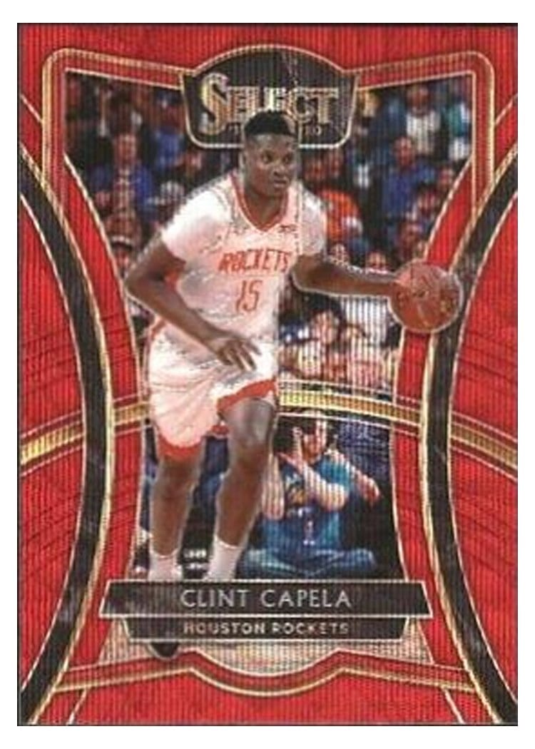 2019-20 Panini Select Base Set Clint Capela Red Wave #184 card