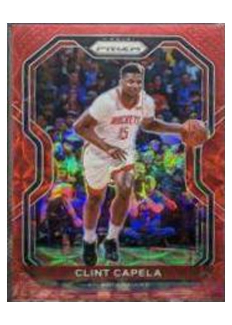 2020-21 Panini Prizm Base Set Clint Capela Choice Red Prizm #69 card