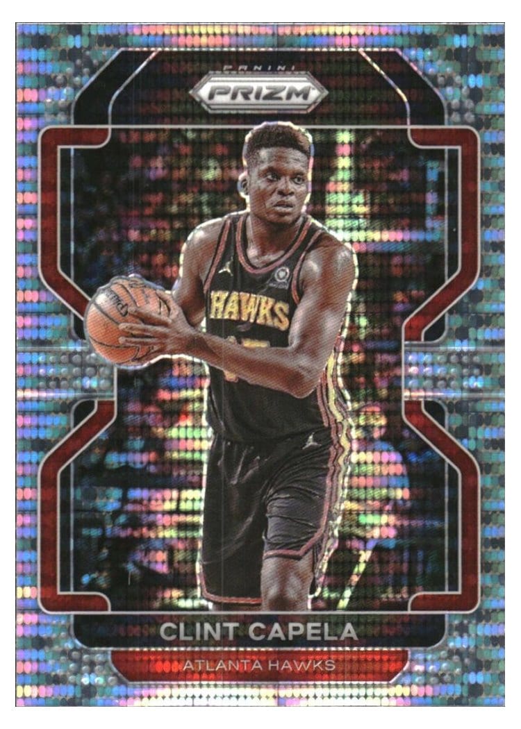 2021-22 Panini Prizm Base Set Clint Capela #187 card