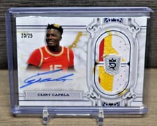 2023-24 Topps Royalty Regalia Relic Signatures Clint Capela #RRS-CC card