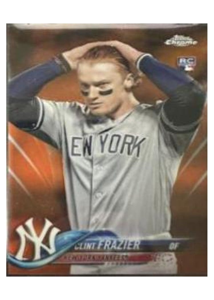 2018 Topps Chrome Base Set Clint Frazier #148 card