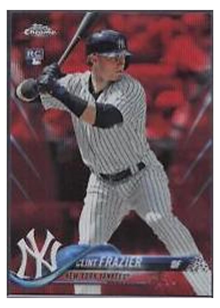 2018 Topps Chrome Base Set Clint Frazier #148 card