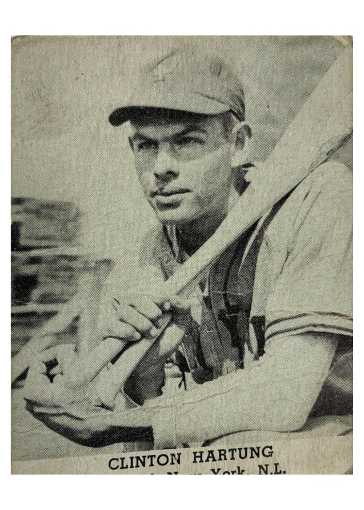 1947 Tip Top Bread Clinton Hartung card