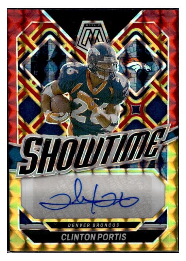 2024 Panini Mosaic Showtime Signatures Clinton Portis #SS-CPS