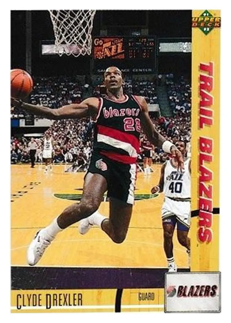 1991 Upper Deck Clyde Drexler #357 card