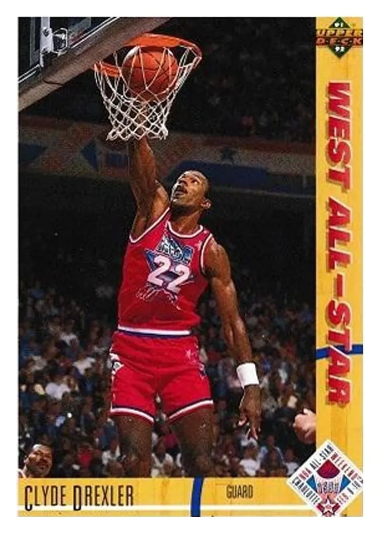 1991 Upper Deck Clyde Drexler #53 card