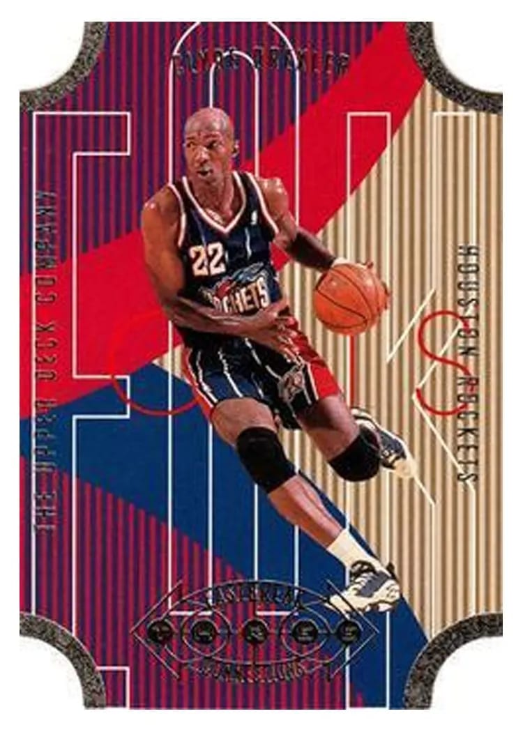 1996 Upper Deck Fast Break Connection Clyde Drexler #FB6 card