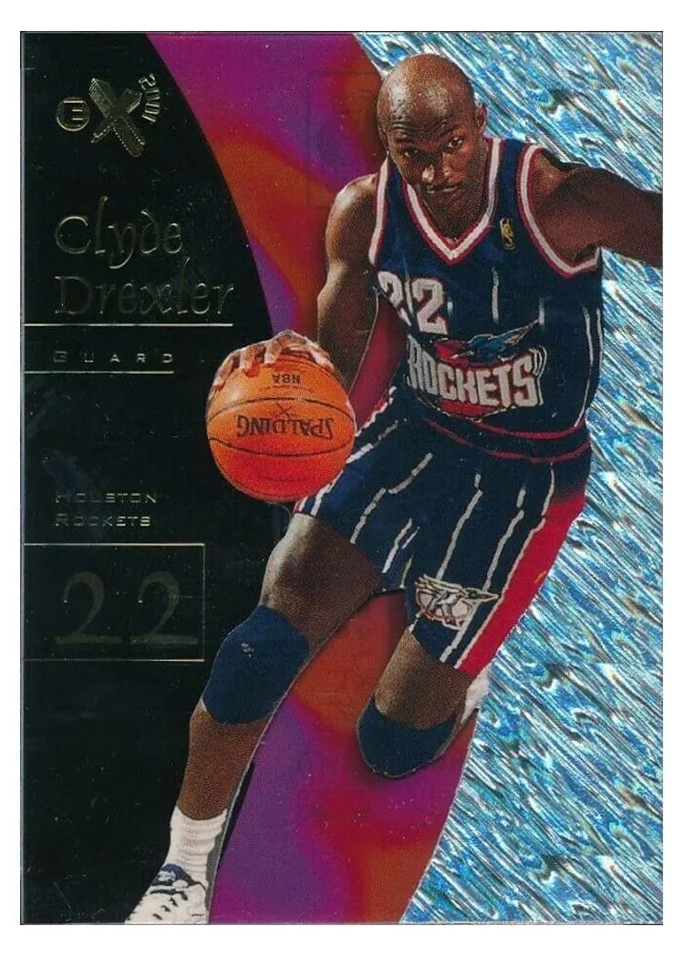 1997 Skybox E-X2001 Clyde Drexler #30 card