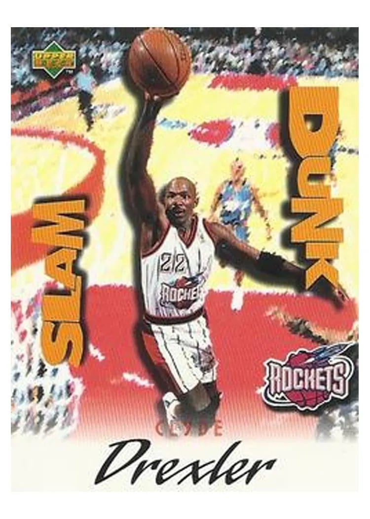 1997 Upper Deck Slam Dunk Clyde Drexler #33 card