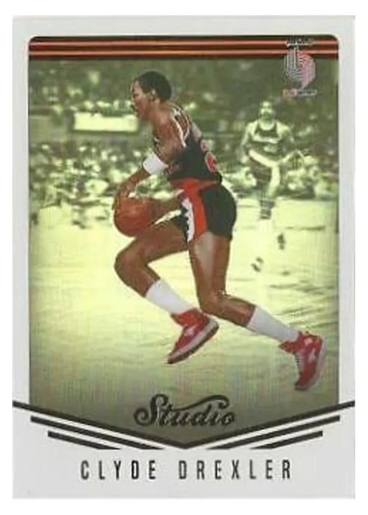 2016 Panini Studio Clyde Drexler #57 card