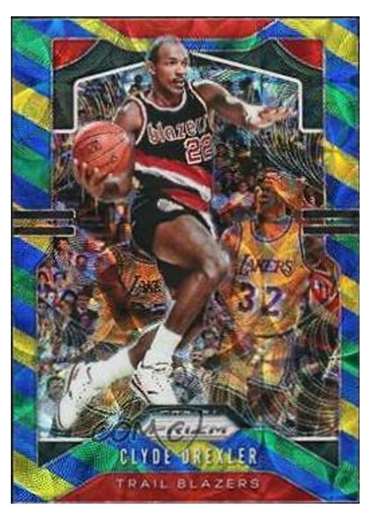 2019-20 Panini Prizm Base Set Clyde Drexler #23 card