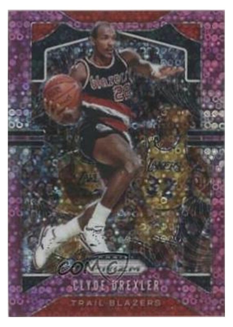 2019-20 Panini Prizm Base Set Clyde Drexler #23 card