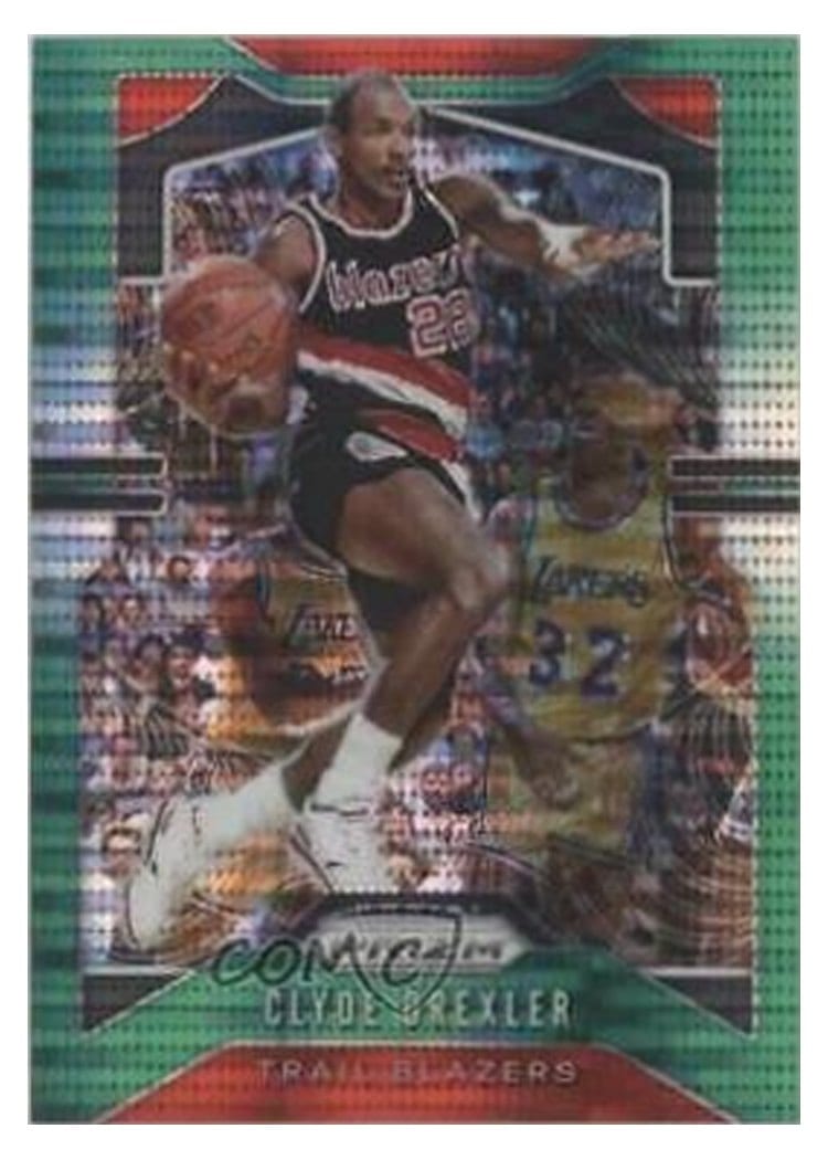 2019-20 Panini Prizm Base Set Clyde Drexler #23 card