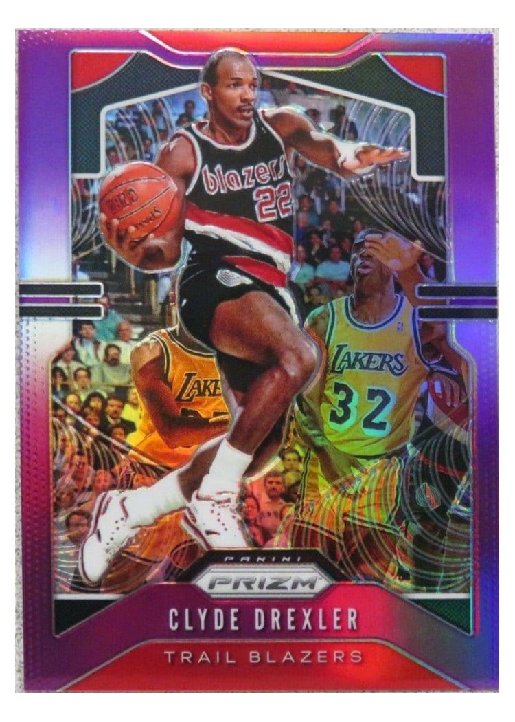 2019-20 Panini Prizm Base Set Clyde Drexler #23 card