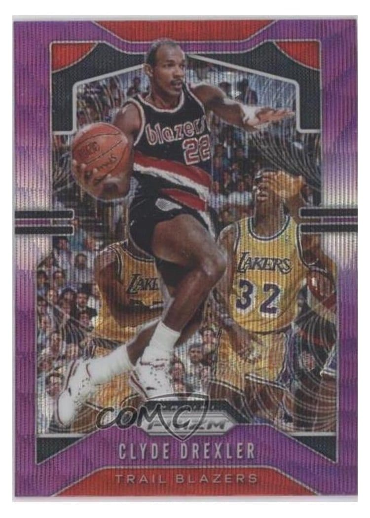 2019-20 Panini Prizm Base Set Clyde Drexler #23 card