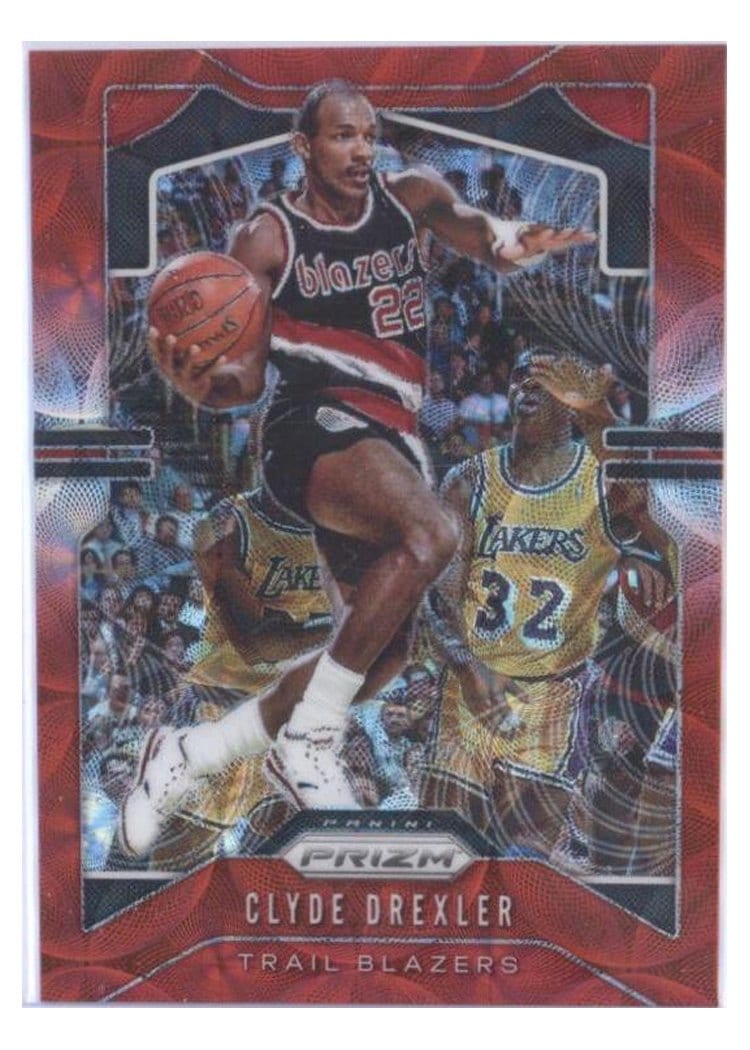 2019-20 Panini Prizm Base Set Clyde Drexler #23 card