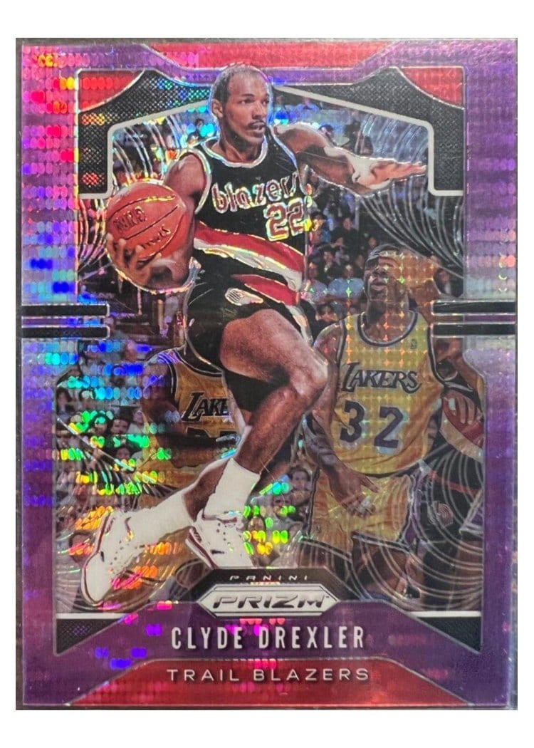 2019-20 Panini Prizm Base Set Clyde Drexler #23 card