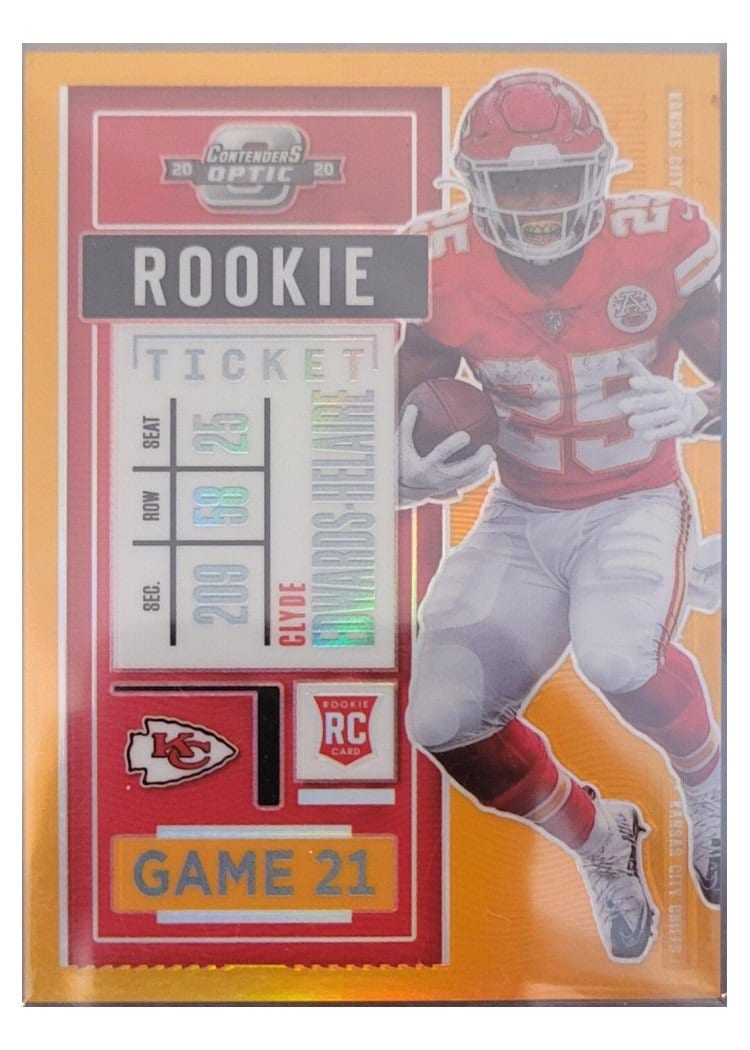 2020 Panini Contenders Optic Base Set Clyde Edwards-Helaire #68 card